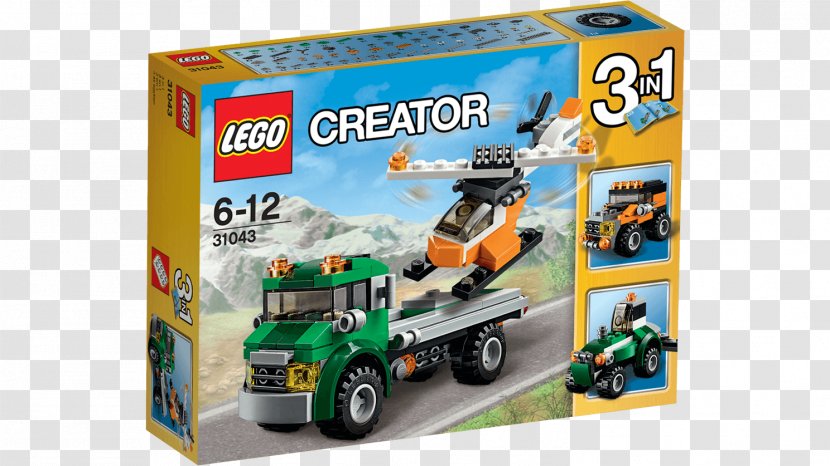 Lego Creator Toy LEGO 31043 Chopper Transporter City - Motor Vehicle Transparent PNG