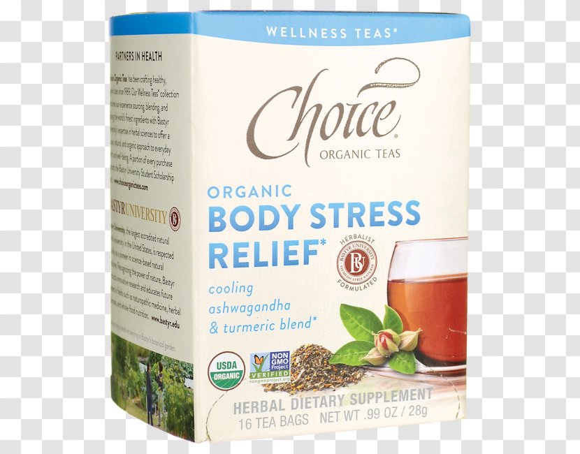 Choice Organic Teas Wellness Tea Body Stress Relief Flavor By Bob Holmes, Jonathan Yen (narrator) (9781515966647) Product Superfood Transparent PNG
