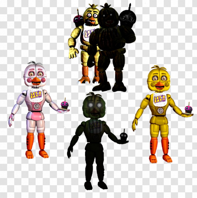 Action & Toy Figures Mascot Five Nights At Freddy's - Figure - Funtime Freddy Transparent PNG