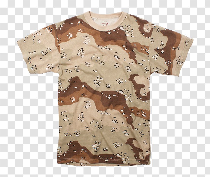 T-shirt Desert Camouflage Uniform Military Battle Dress - Sleeve - Armed Forces Day Transparent PNG