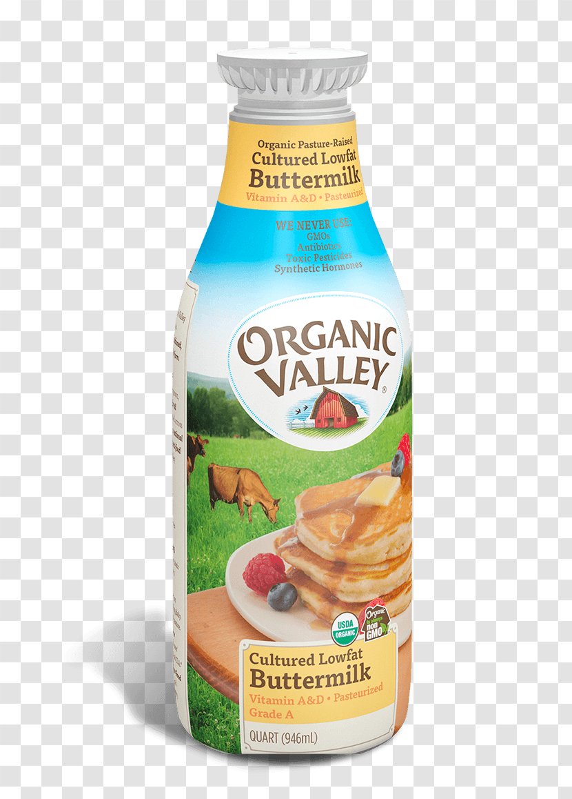 Buttermilk Organic Food Natural Foods Valley - Milk Transparent PNG