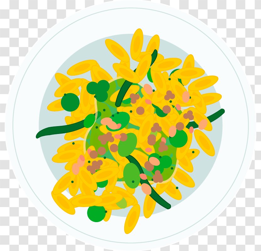 Leaf Circle Font - Flower - Spaghetti Aglio Olio Transparent PNG
