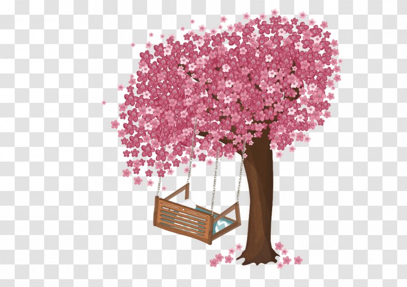 Cherry Blossom ST.AU.150 MIN.V.UNC.NR AD Pink M Font - Branching Transparent PNG