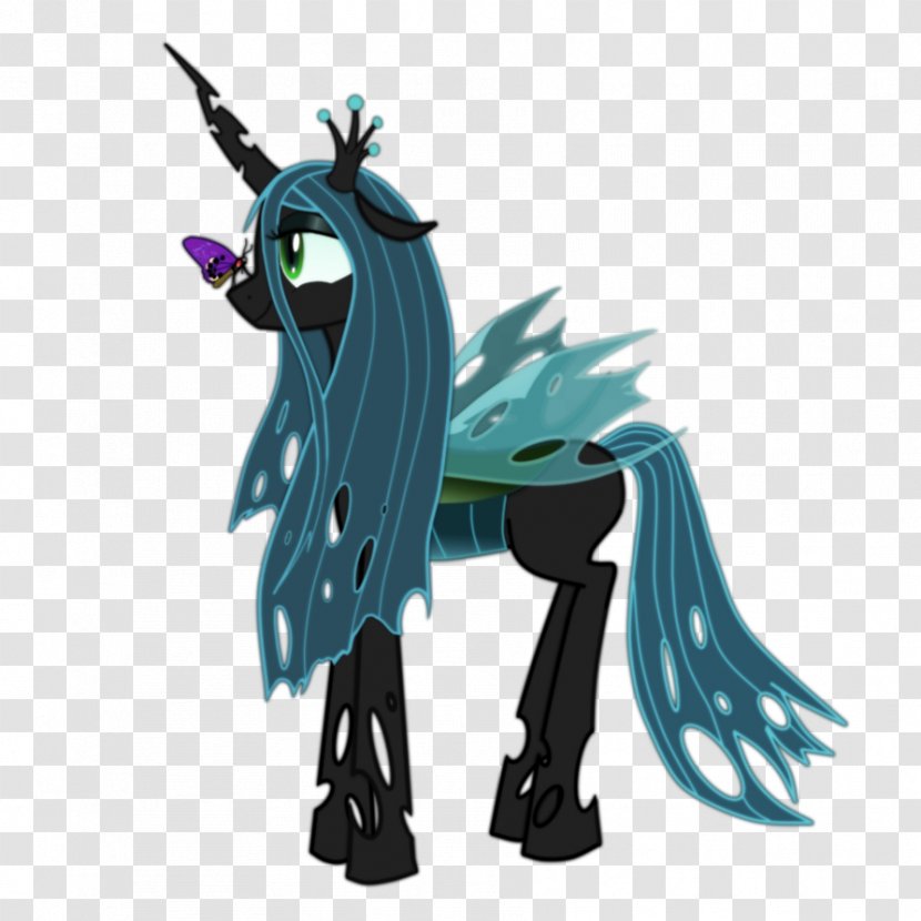 Pony Queen Cartoon Changeling - Horse Like Mammal Transparent PNG