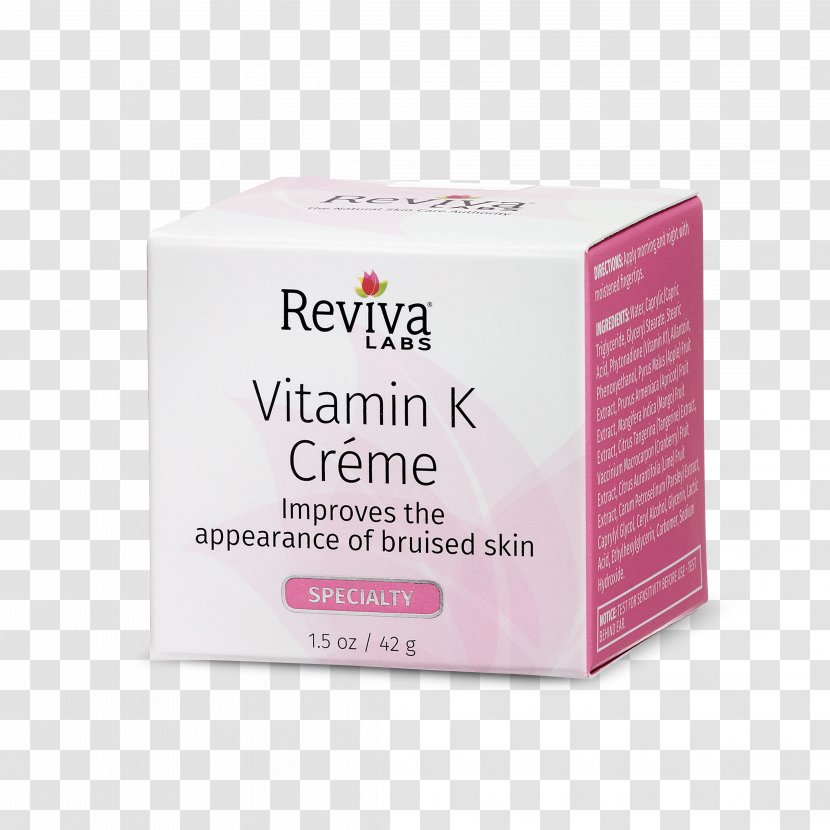 Reviva Labs Vitamin K Cream Ounce Transparent PNG