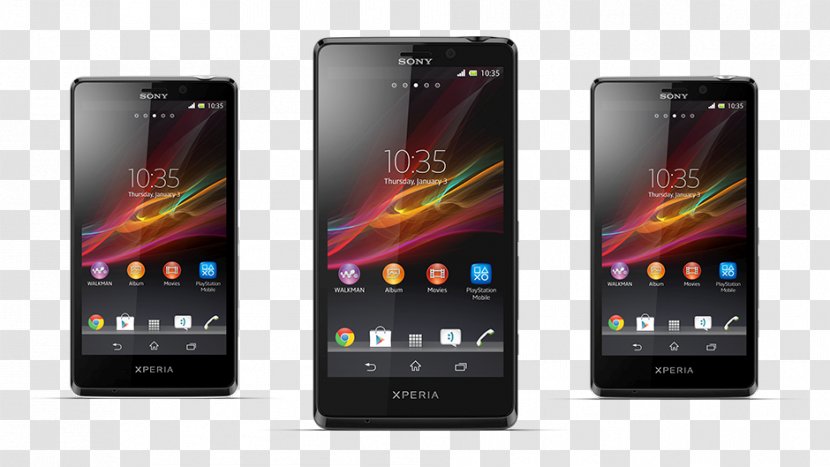 Sony Xperia ZL Smartphone Mobile SP - Phone Transparent PNG