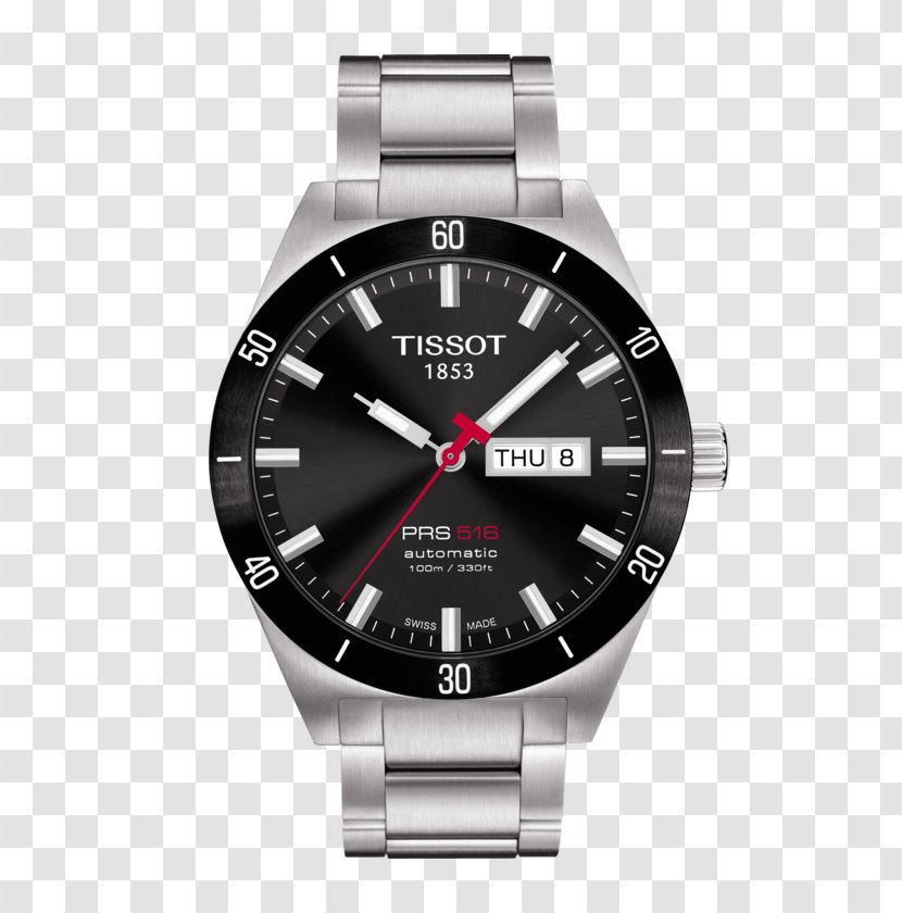Tissot Men's PRS 516 Automatic Watch Chronograph - Seiko Turtle Band Transparent PNG