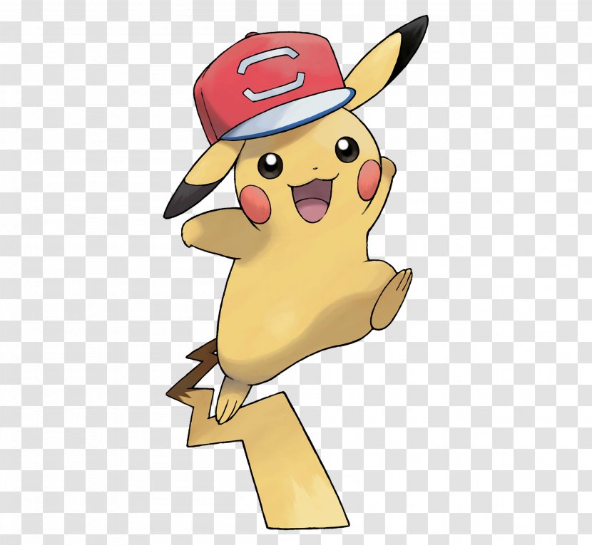 Pikachu Ash Ketchum Hat Kalos Hoenn - Fictional Character - Transparent Transparent PNG