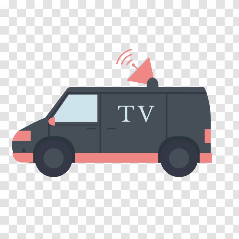 Car Television - Pattern - Vector Broadcast Vehicles Transparent PNG