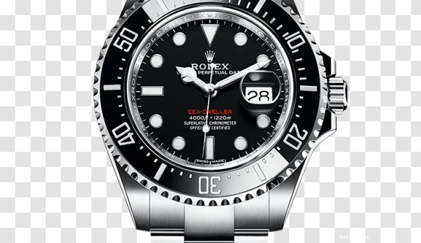 Rolex Sea Dweller Submariner Diving Watch - Luxury Goods Transparent PNG