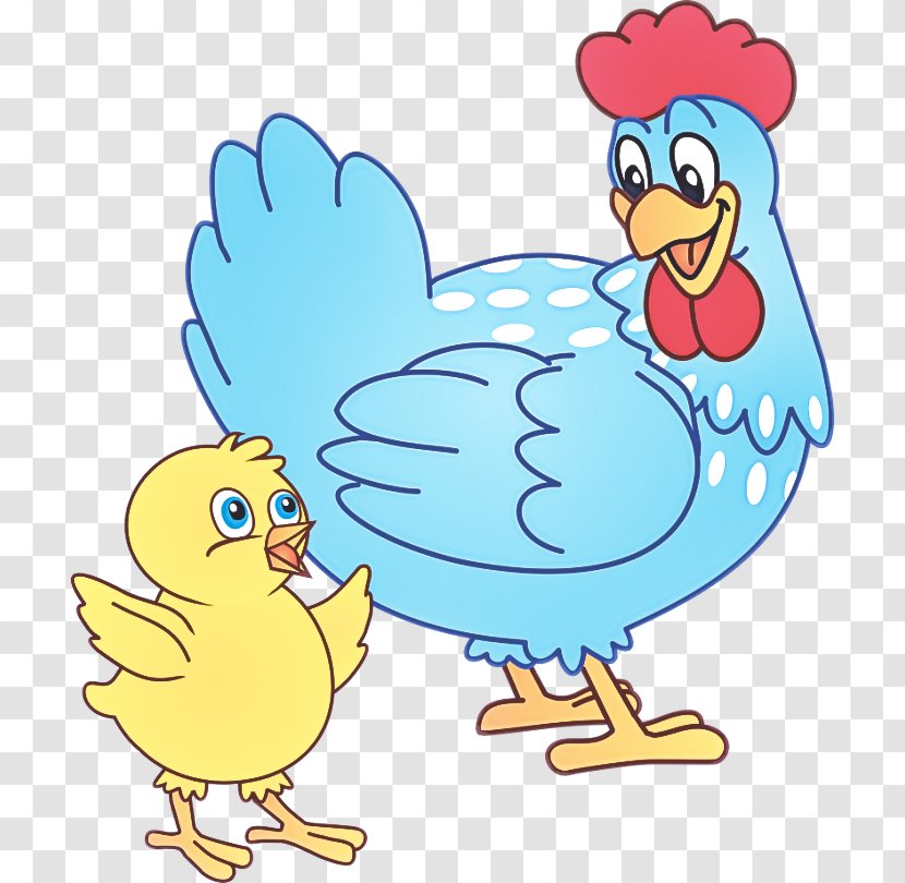 Cartoon Bird Beak Chicken Clip Art - Rooster Transparent PNG