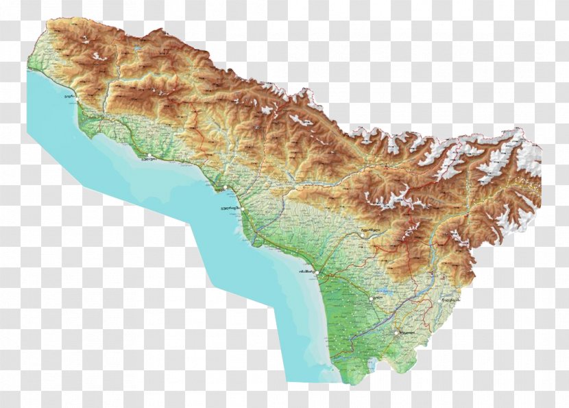 Government Of The Autonomous Republic Abkhazia Map South Ossetia Tsarche Transparent PNG