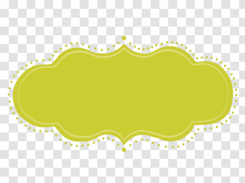 Yellow Green Rectangle Clip Art Label - Oval Transparent PNG