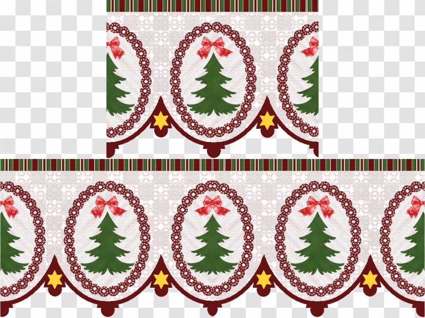 Trim Textile Christmas Tree Ribbon - Cotton Transparent PNG