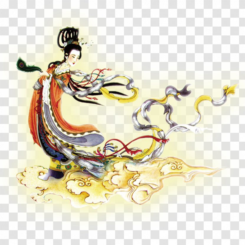 China Public Holiday Mid-Autumn Festival Mooncake Traditional Chinese Holidays - Art - Fairy Transparent PNG