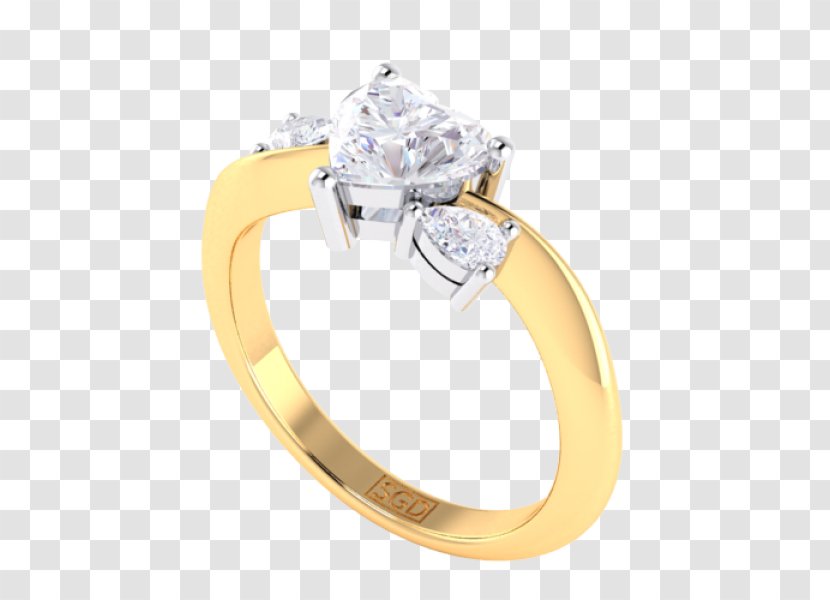 Wedding Ring Product Design Silver - Solid Gold Settings Transparent PNG