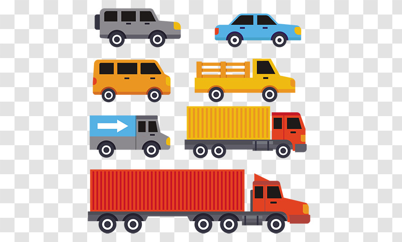Transport Vehicle Yellow Car Commercial Vehicle Transparent PNG