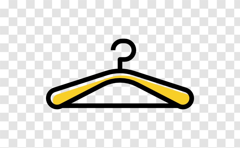 Clothes Hanger Clip Art - Yellow - Area Transparent PNG