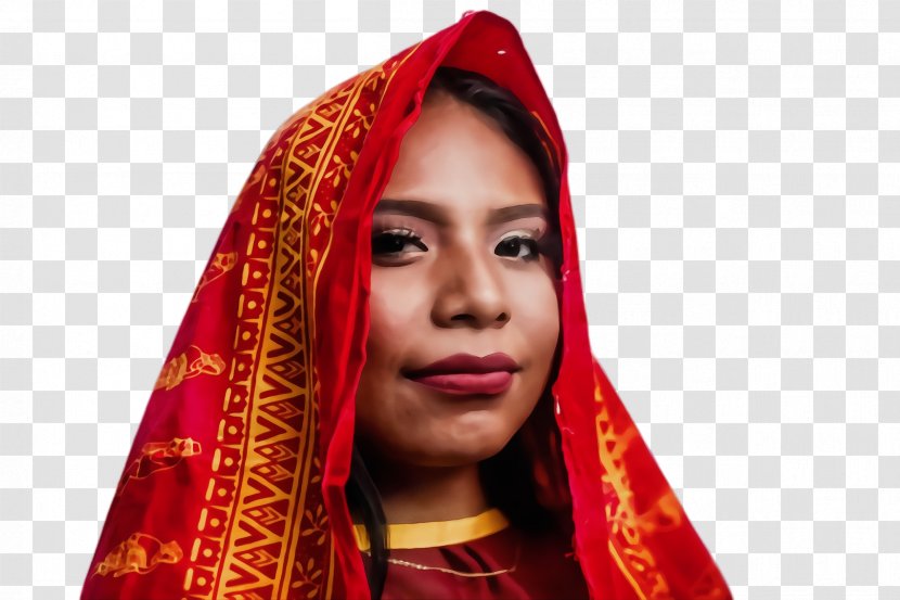 Tradition Maroon Sari Temple Bride - Smile Fashion Accessory Transparent PNG