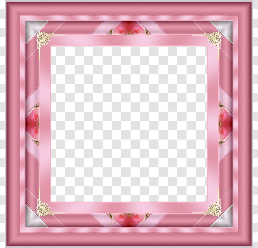 Picture Frame Pink Graphic Design - Painting Transparent PNG