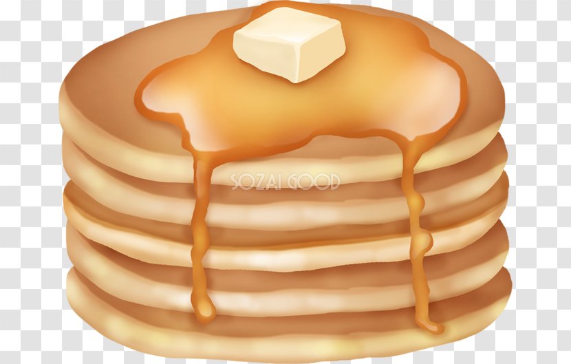 Pancake Cream Dessert Baking - Honey - Good Life Transparent PNG
