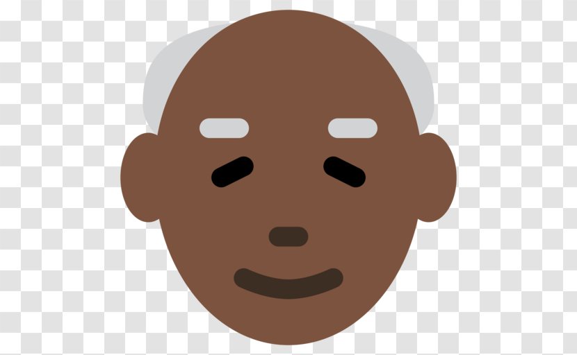 Emoji Domain Dark Skin Human Color - Black Transparent PNG