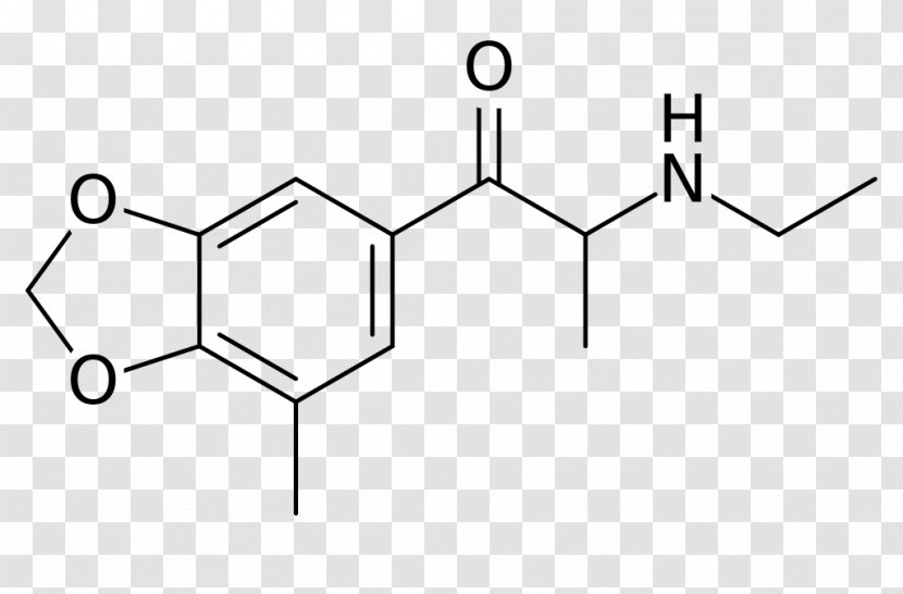 5-Methylethylone Phenethylamine Chemical Substance Benzoic Acid - Element - Black And White Transparent PNG