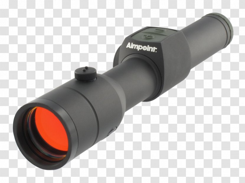 Aimpoint AB Red Dot Sight Reflector Hunting - Watercolor - Weapon Transparent PNG