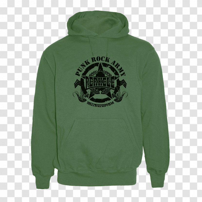 Hoodie Bluza Green Jacket - Sweatshirt - Olive Flag Material Transparent PNG