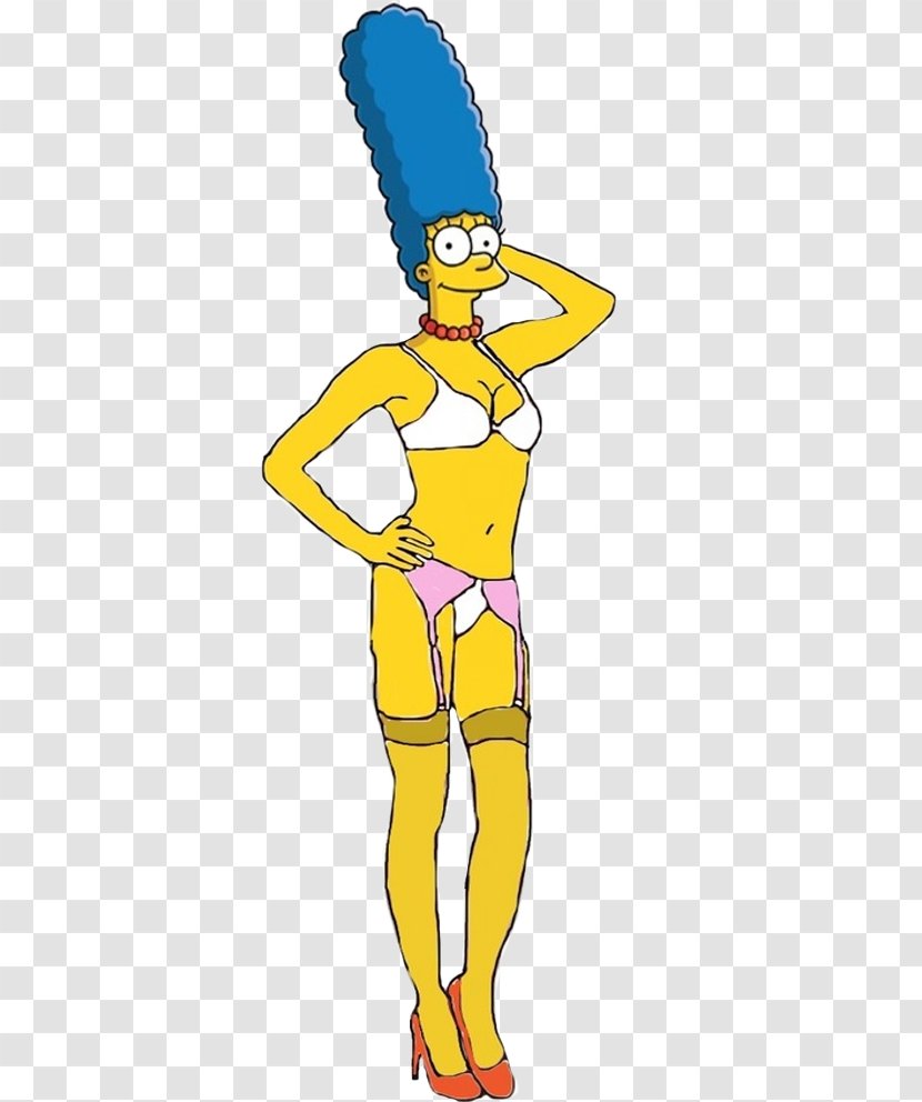 Marge Simpson Lisa Bart Homer Image - Silhouette Transparent PNG
