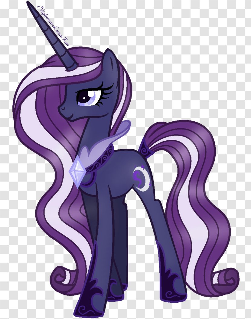 My Little Pony Princess Luna Rarity Celestia - Violet Transparent PNG