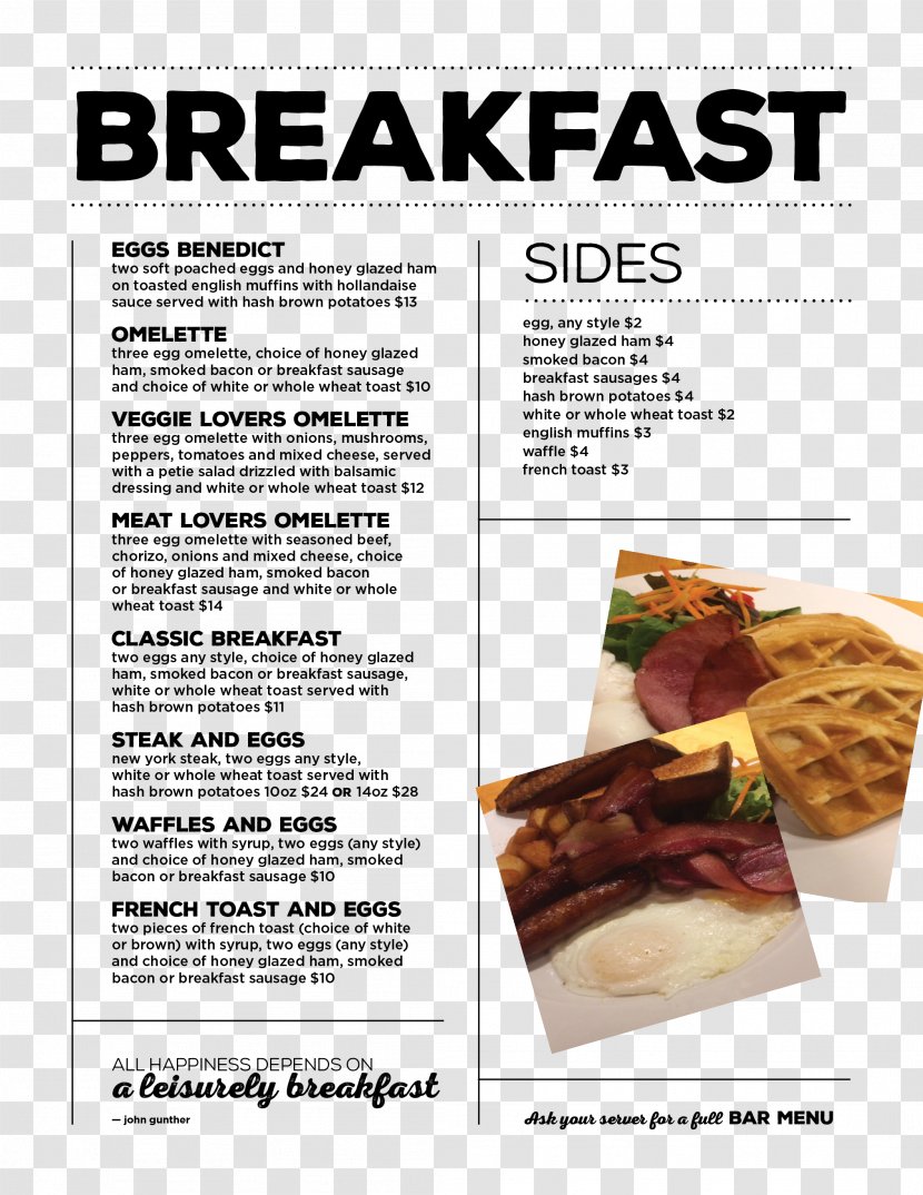 Bistro Rawhides Food Menu Restaurant - Saskatchewan Transparent PNG