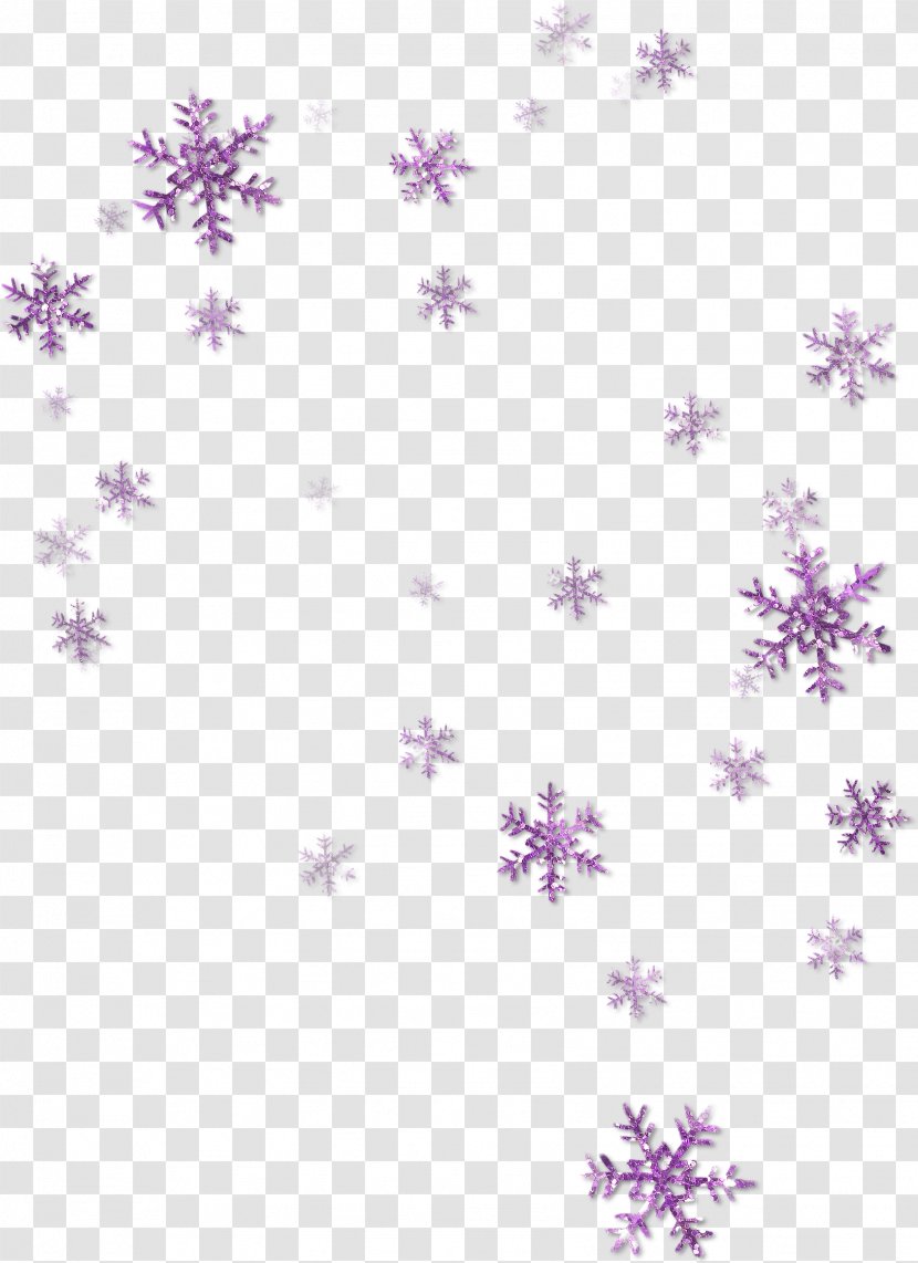 Snowflake Clip Art - Pink - Purple Fresh Snowflakes Floating Material Transparent PNG