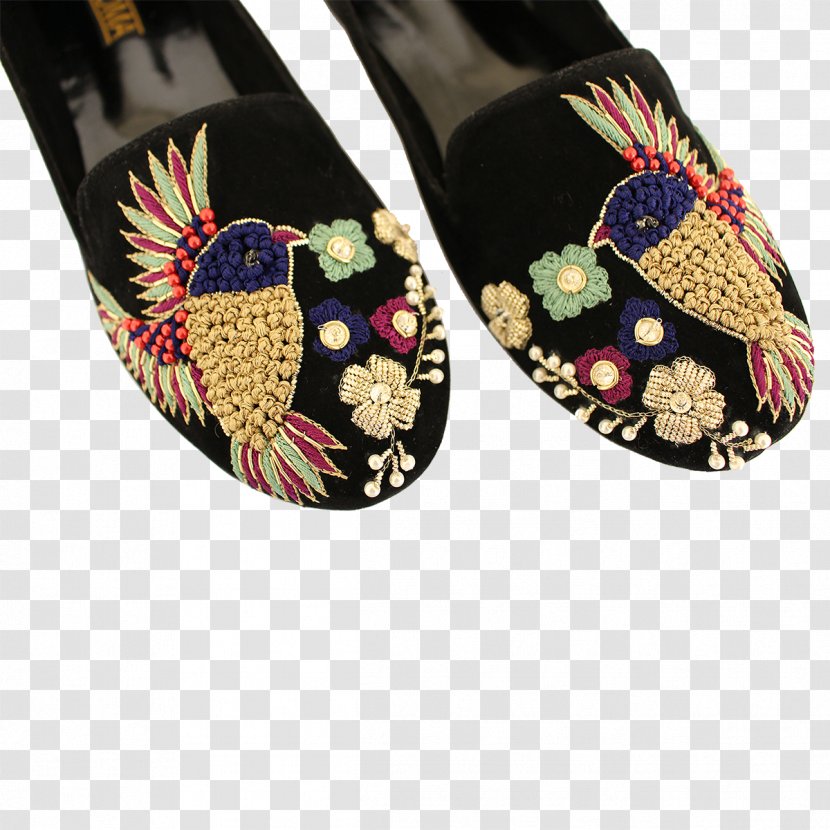 Slipper Slip-on Shoe Flip-flops Craft - Embroidery - RANI Transparent PNG