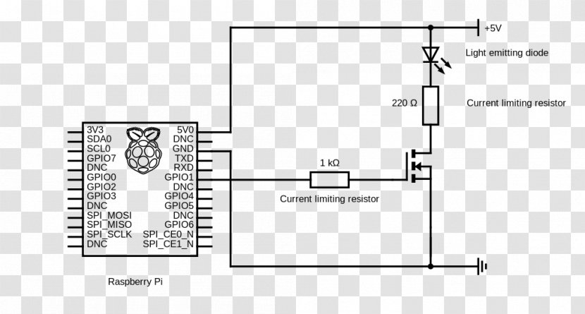 Circuit Diagram Electronic Wiring Electronics - Technology - Raspberries Transparent PNG