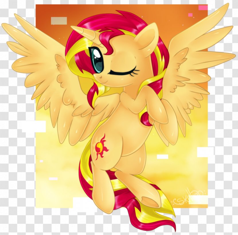 Sunset Shimmer Animated Cartoon Cutie Mark Crusaders - Watercolor - Heart Transparent PNG