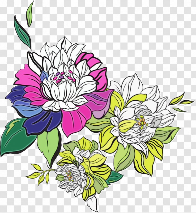 Floral Design Clip Art Image Vector Graphics - Cut Flowers - Flowering Plant Transparent PNG