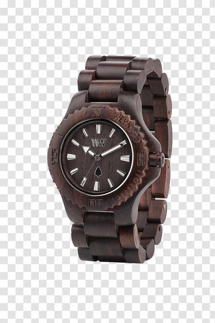 WeWOOD Chocolate Miyota 8215 Watch Pilgrim Aidin - Movement Transparent PNG