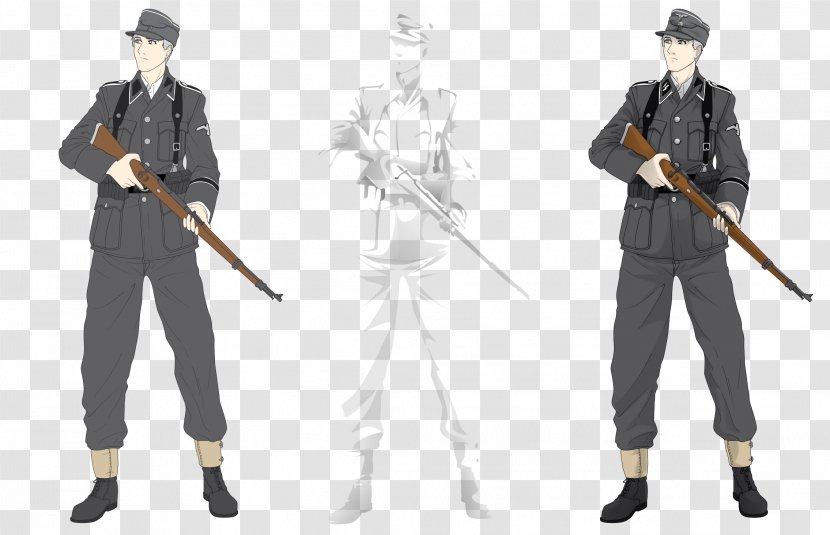 Waffen-SS Artist Download - Statue - Soldat Vector Transparent PNG