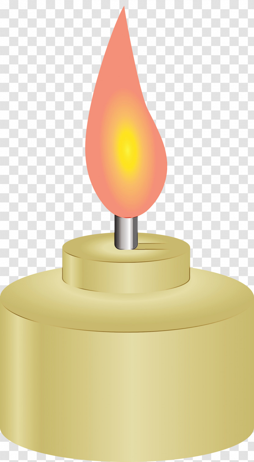 Flameless Candle Wax Candle Orange S.a. Transparent PNG