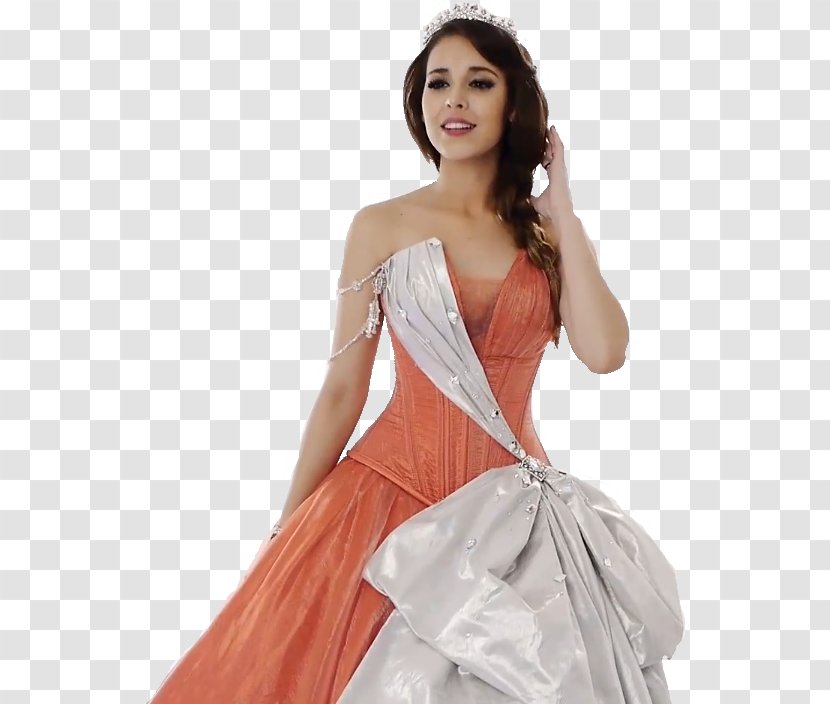 Danna Paola Model Photo Shoot Fashion Gown - Cartoon Transparent PNG
