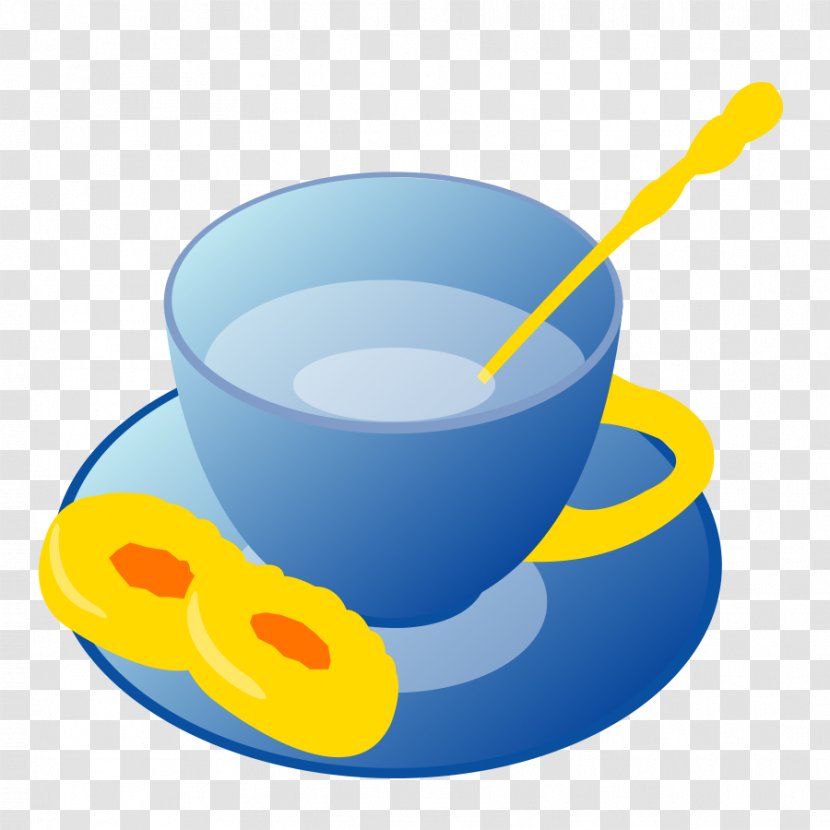 Coffee Cup Teacup Vector Graphics Clip Art - Yellow - Tea Transparent PNG