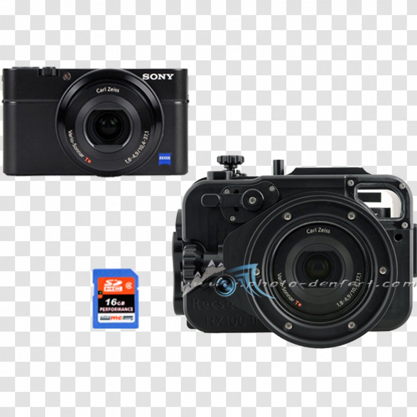 Digital SLR Sony Cyber-shot DSC-RX100 Camera Lens Single-lens Reflex Transparent PNG