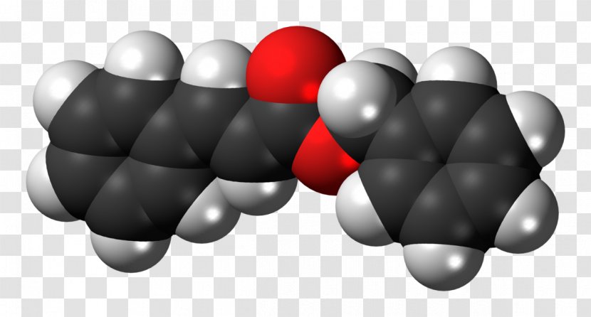 Cinnamic Acid Methyl Cinnamate Space-filling Model Benzyl Group Chemistry - Threedimensional Space Transparent PNG