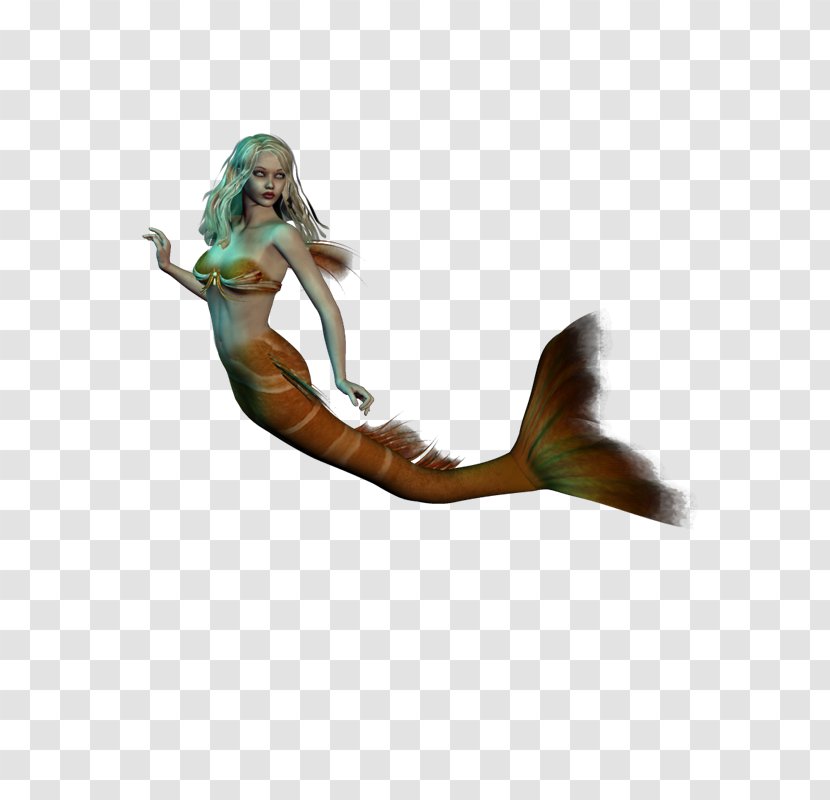 Mermaid Tail Figurine Transparent PNG