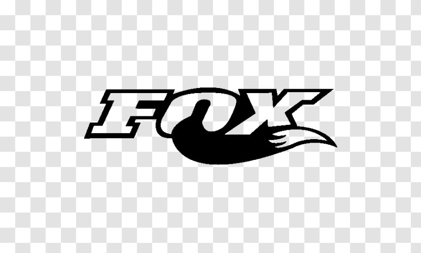Black And White Logo Monochrome - Fox Racing - Cdr Transparent PNG