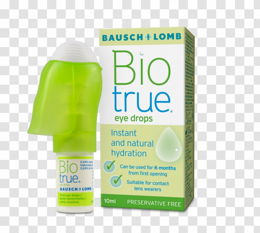 Eye Drops & Lubricants Contact Lenses Bausch + Lomb Biotrue ONEday Transparent PNG
