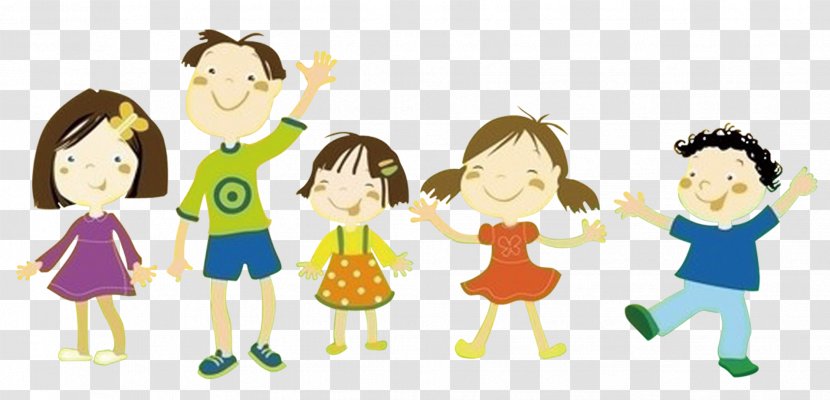 Childrens Day Template Microsoft PowerPoint - Cartoon - Happy Family Transparent PNG