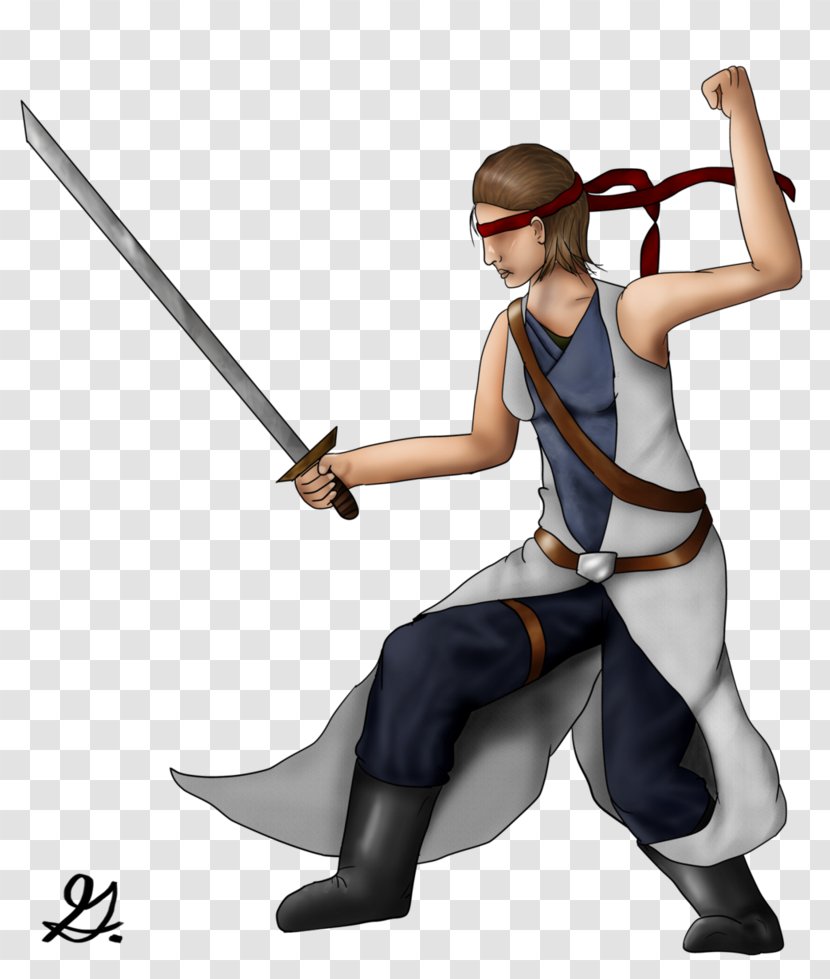 Sword Character Spear Costume Animated Cartoon - Joint Transparent PNG