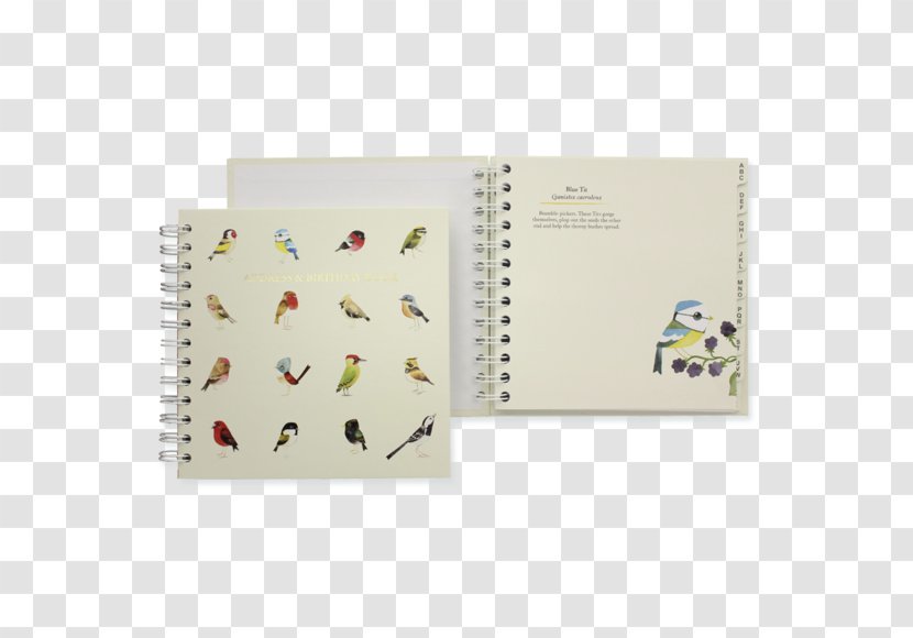 Paper Notebook Stationery Bird - Birthday Transparent PNG